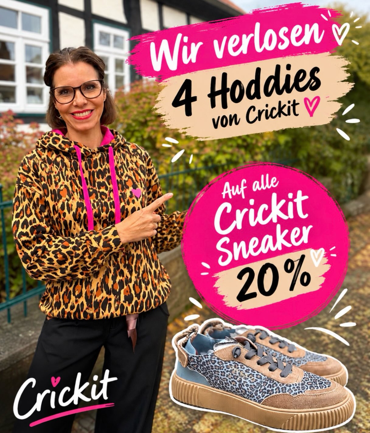 gk.mode ❤️Gewinnspiel❤️wir verlosen 4 Leo Hoodies Größe S-XL von Crickit ❤️
Was ihr tun müsst um dabei zu sein 
❤️Like den Beitrag 
❤️markiere eine Person
❤️abonniere unseren Instagram Kanal 
❤️und schreibt uns deine Größe ( Gr S, M , L oder XL 
Das Gewinnspiel endet am 06.11.2026 um 23.59Uhr 
Teilnahmeberechtigt sind alle volljährigen Personen mit Wohnsitz in Deutschland 
Dieses Gewinnspiel steht in keinen Zusammenhang mit Instagram oder Facebook. Die oder der Glückliche wird per DM von uns benachrichtigt. 

Also auf geht‘s und viel Glück 
🍀 euer GK Mode Team 🍀#outfits #fashionstyle #leo #gkmode